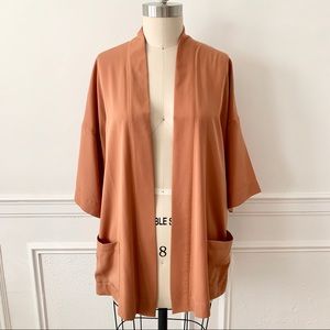 Simple Ochre Kimono Jacket